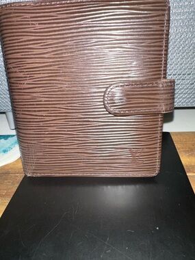 Louis Vuitton Brown Epi Leather Wallet Organizer